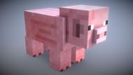 An extremely spiffy looking pig (Image via sketchfab)